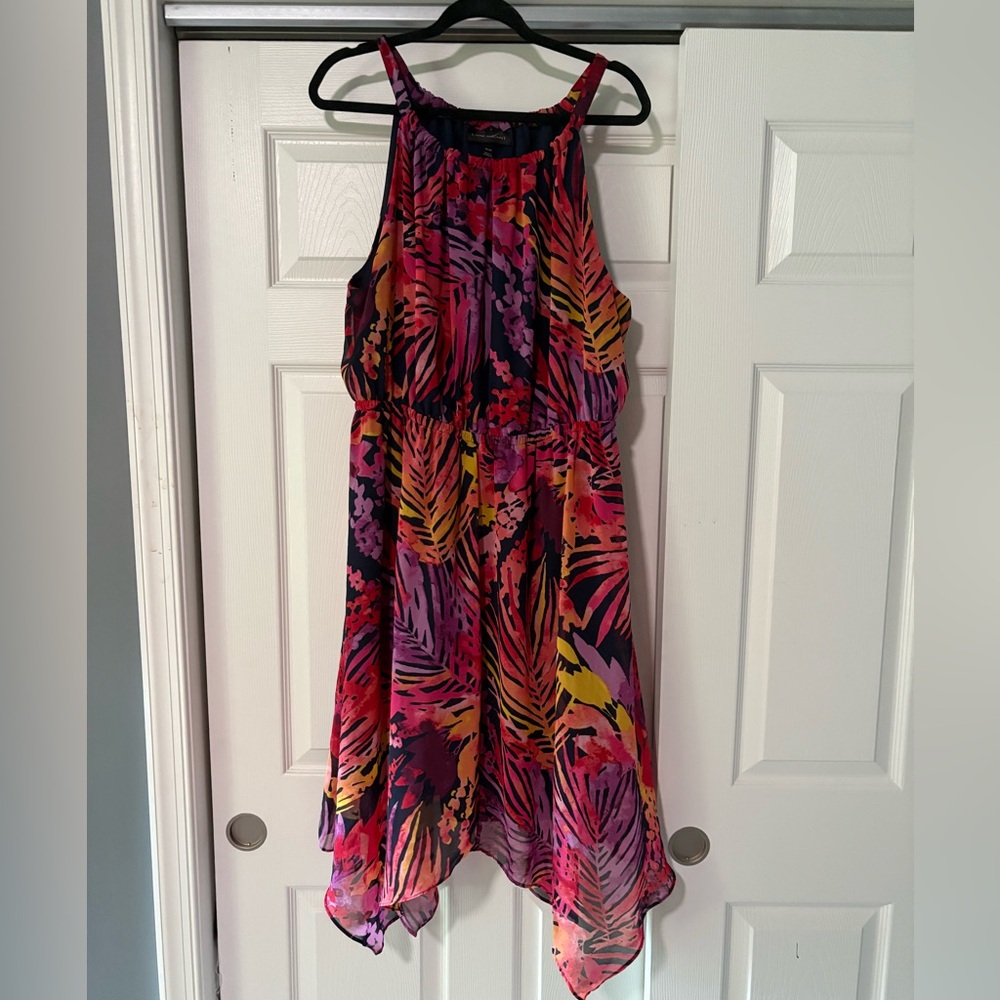 Vibrant Lane Bryant Halter Dress
